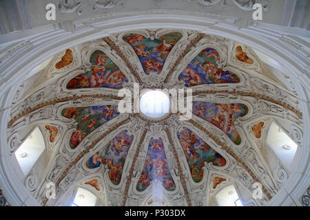 Czech Republic, Kromeriz, Flower Garden, Rotunda, interior, Stock Photo