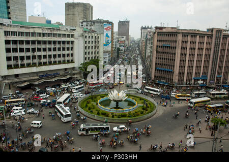 View of Motijheel Commercial area of Dhaka city. Dhaka, Bangladesh ...