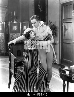 Original Film Title: BEAU BRUMMEL.  English Title: BEAU BRUMMEL.  Film Director: HARRY BEAUMONT.  Year: 1924.  Stars: JOHN BARRYMORE. Credit: WARNER BROTHERS / Album Stock Photo