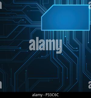 The design of electronic circuits is complex Stock Vector Image & Art ...