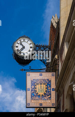 Berkhamsted is a small historic market town in the Chilterns, Hertfordshire, England, U.K. Stock Photo