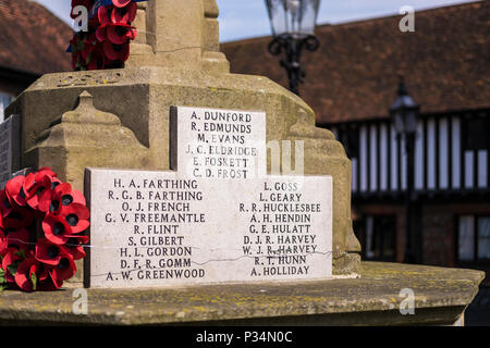 Berkhamsted is a small historic market town in the Chilterns, Hertfordshire, England, U.K. Stock Photo