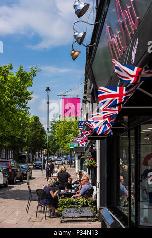 Berkhamsted is a small historic market town in the Chilterns, Hertfordshire, England, U.K. Stock Photo