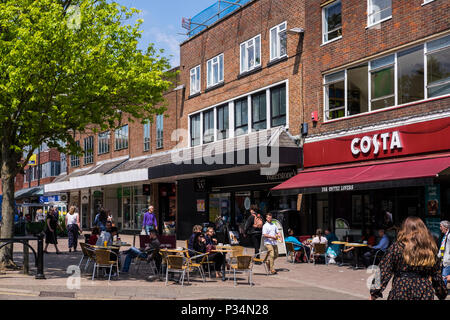 Berkhamsted is a small historic market town in the Chilterns, Hertfordshire, England, U.K. Stock Photo