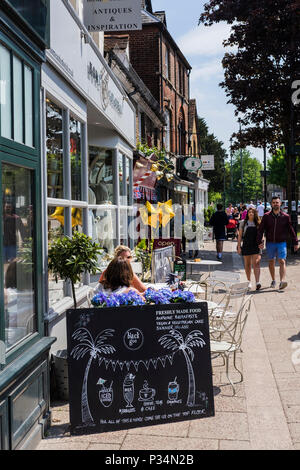 Berkhamsted is a small historic market town in the Chilterns, Hertfordshire, England, U.K. Stock Photo