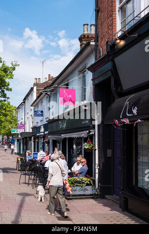 Berkhamsted town centre high street Hertfordshire, England, United ...