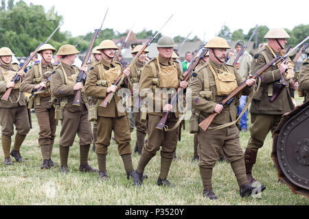 Heavily armed troops marching Stock Photo: 116996300 - Alamy