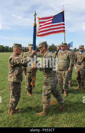 (Right) Maj. Gen. Gary W. Johnston, commanding general, U.S. Army ...