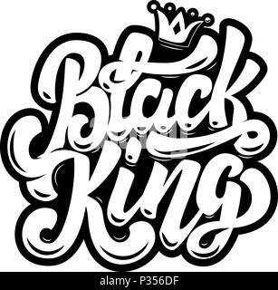 Prince. Lettering phrase with crown on white background. Design element ...