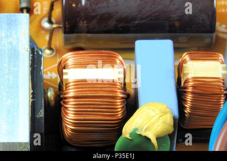 Electronic LCD TV Components. Stock Photo