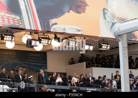 71e Festival de Cannes -  Opening Ceremony 08 05 2018 p.m 17 -(backstage, kazakh, Javier Bardem, Penelope Cruz, Denis Villeneuve, Cate Blanchett... Stock Photo