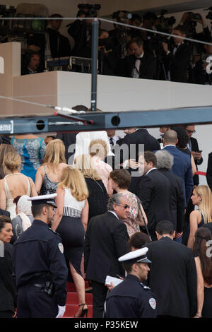 71e Festival de Cannes -  Opening Ceremony 08 05 2018 p.m 17 -(backstage, kazakh, Javier Bardem, Penelope Cruz, Denis Villeneuve, Cate Blanchett... Stock Photo