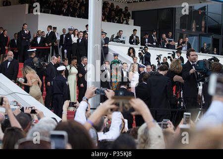 71e Festival de Cannes -  Opening Ceremony 08 05 2018 p.m 17 -(backstage, kazakh, Javier Bardem, Penelope Cruz, Denis Villeneuve, Cate Blanchett... Stock Photo