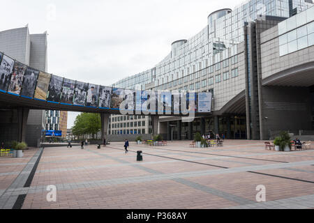 European Parliament Brussels Belgium Stock Photo