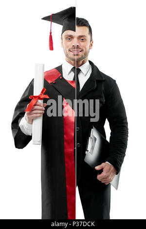 graduation shirt and tie