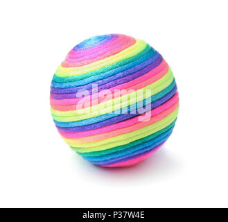 Toy ball for animals isolated on white background Stock Photo