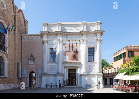 Gallerie dell'Accademia (Accademia  Gallery), Campo della Carita,  Dorsoduro, Venice, Veneto, Italy, a pre 19thC  Art Museum in Scuola della Carita Stock Photo