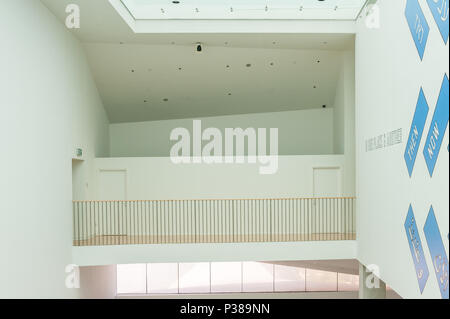Israel, Tel Aviv-Yafo - 8 June 2018: Interior view of the museum of art of Tel Aviv Stock Photo