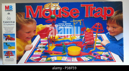 Mouse Trap Game Stock Photo