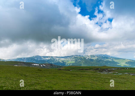 Mountain view in Carpathian Mountains Stock Photo