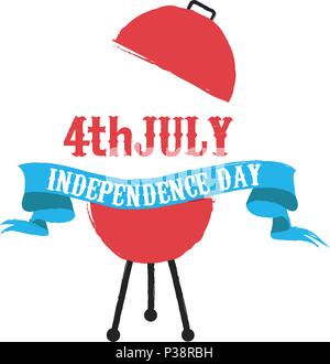 Happy independence day. 4th of July Stock Vector
