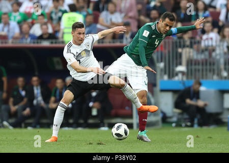 Moscow, Russia, 17 June 2018.Draxler during the match between Germany and Mexico valid for the 2018 World Cup held at the Lujniki Stadium in Moscow, Russia. (Photo: Ricardo Moreira/Fotoarena) Credit: Foto Arena LTDA/Alamy Live News Stock Photo