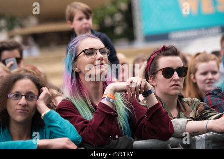 London, UK. 17th Jun, 2018. on stage at West End Live on June 17 2018  in Trafalgar Square, London. Credit: See Li/Alamy Live News Stock Photo