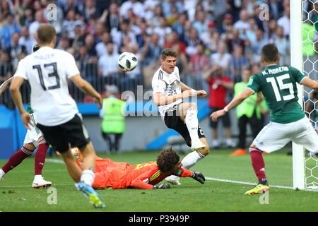 Moscow, Russia. 17th June, 2018. Mario Gomez (GER) Football/Soccer : FIFA World Cup Russia 2018 Group F match between Germany 0-1 Mexico at Luzhniki Stadium in Moscow, Russia . Credit: Yohei Osada/AFLO SPORT/Alamy Live News Stock Photo