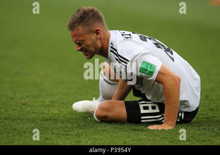 Toni Kroos GERMANY GERMANY V MEXICO, 2018 FIFA WORLD CUP RUSSIA 17 June 2018  GBC8278 Germany v Mexico 2018 FIFA World Cup Russia STRICTLY EDITORIAL USE  ONLY. If The Player/Players Depicted In