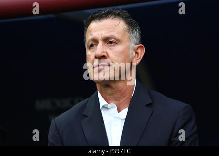 Moscow, Russia. 17th June, 2018. Juan Carlos Osorio head coach (MEX) Football/Soccer : FIFA World Cup Russia 2018 Group F match between Germany 0-1 Mexico at Luzhniki Stadium in Moscow, Russia . Credit: Yohei Osada/AFLO SPORT/Alamy Live News Stock Photo