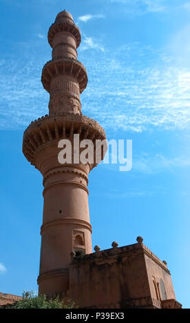 Tower of the Moon, Daulatabad fort, India Stock Photo