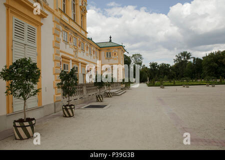 Palace of king Jan III Sobieski in Wilanow, Warsaw, Poland Stock Photo