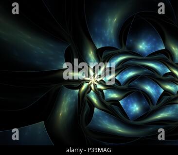 Surreal floral fractal Stock Photo
