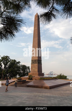 Odessa, Ukraine, Tomb of the unknown seaman on the Black Sea Stock Photo