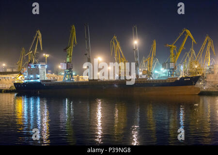 Odessa, Ukraine, view of the ferry in the harbor Stock Photo