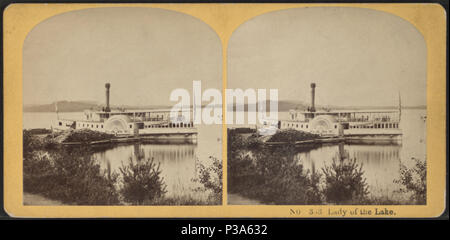 . Lady of the Lake. Alternate Title: Steamer 'Lady' .  Coverage: [1860?-1895?]. Source Imprint: [1860?-1895?]. Digital item published 6-14-2006; updated 2-11-2009. 164 Lady of the Lake, by Kilburn Brothers 2 Stock Photo