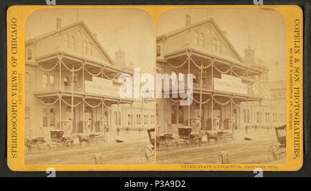 Inter-state Industrial Exposition, 1874. [Exterior view.], still image ...