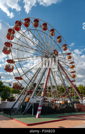 Ferris Wheel at Tivoli World, Avenida del Tivoli, Benalmádena, Spain Stock Photo