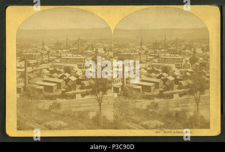 215 North Adams, Mass, by Kilburn, B. W. (Benjamin West), 1827-1909 2 Stock Photo
