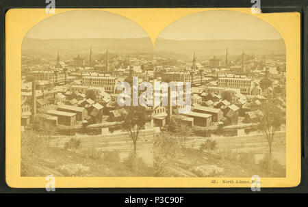215 North Adams, Mass, by Kilburn, B. W. (Benjamin West), 1827-1909 Stock Photo