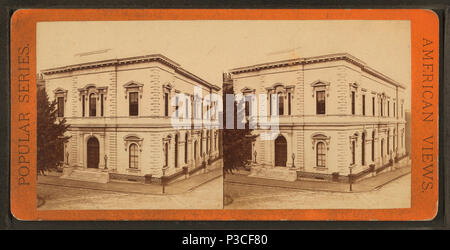 232 Peabody Institute. Baltimore, from Robert N. Dennis collection of stereoscopic views 3 Stock Photo