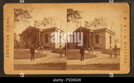 . Sedgeley Guard House, Fairmount Park. Alternate Title: Views of Philadelphia, Penn. and vicinity. [160].  Coverage: 1860?-1910?. Source Imprint: 1860?-1910?. Digital item published 8-31-2005; updated 2-13-2009. 267 Sedgeley Guard House, Fairmount Park, from Robert N. Dennis collection of stereoscopic views Stock Photo