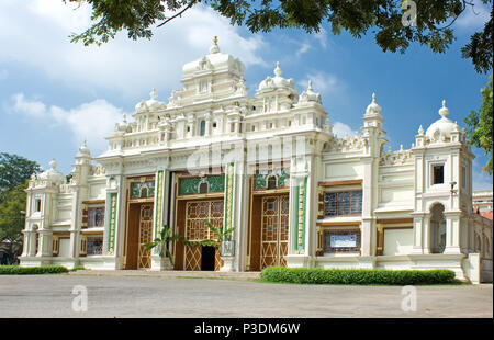 Jagan Mohan Palace in Mysore, Karnataka, India Stock Photo