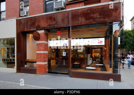 Chobani SoHo, 152 Prince St, New York, NY Stock Photo - Alamy