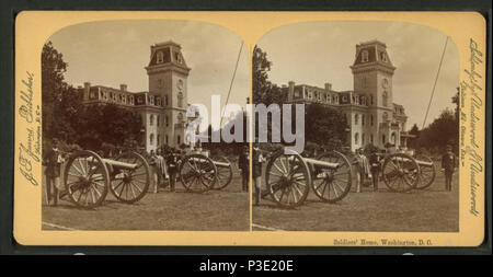 . Soldiers' Home, Washington, D.C..  Created: 1867-1900.  Coverage: 1867?-1900?. Source Imprint: 1867?-1900?. Digital item published 1-25-2006; updated 2-12-2009. 276 Soldiers' Home, Washington, D.C., from Robert N. Dennis collection of stereoscopic views 4 Stock Photo