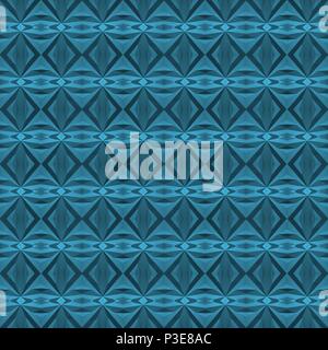 Blue (Blue Moon; Pantone 17-4328) seamless, tile-able geometric pattern, made from a picture of origami. Stock Vector