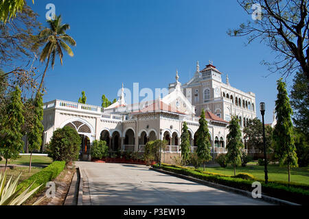 Gandhi memorial, Aga Khan Palace, Pune, Maharashtra, India Stock Photo