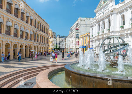 leal senado macau, day bright fun travel and tourism Stock Photo