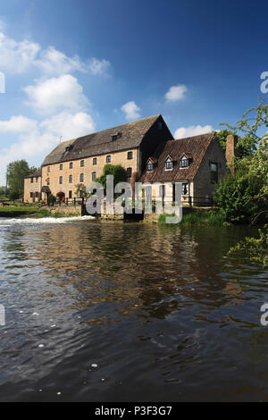 Water Newton Watermill, river Nene near Peterborough, Cambridgeshire, England; UK Stock Photo