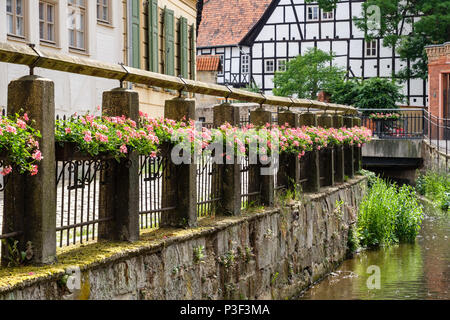 Quedlinburg historische Altstadt Stock Photo